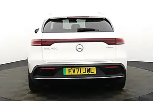 Used 2021 Mercedes-Benz Eqc AMG Line White - Interior and Exterior details 4