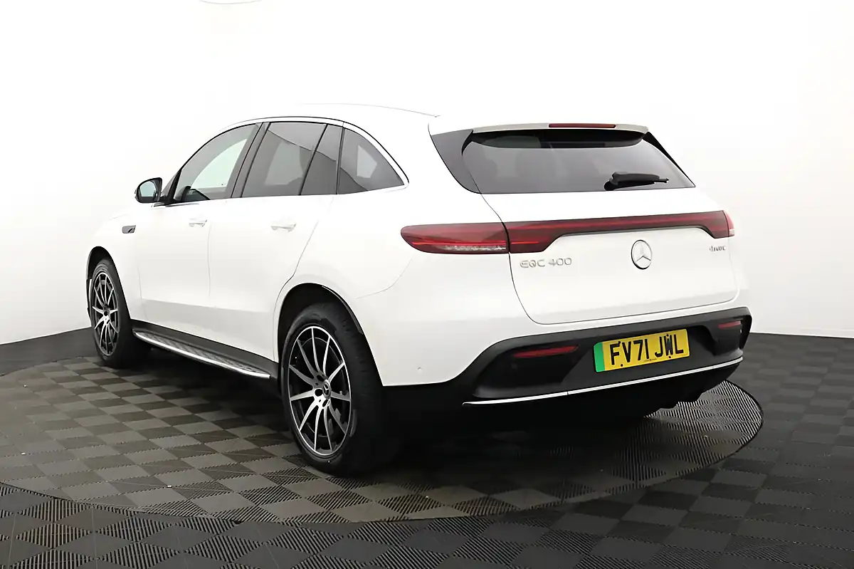 Used 2021 Mercedes-Benz Eqc AMG Line White - Interior and Exterior details 5