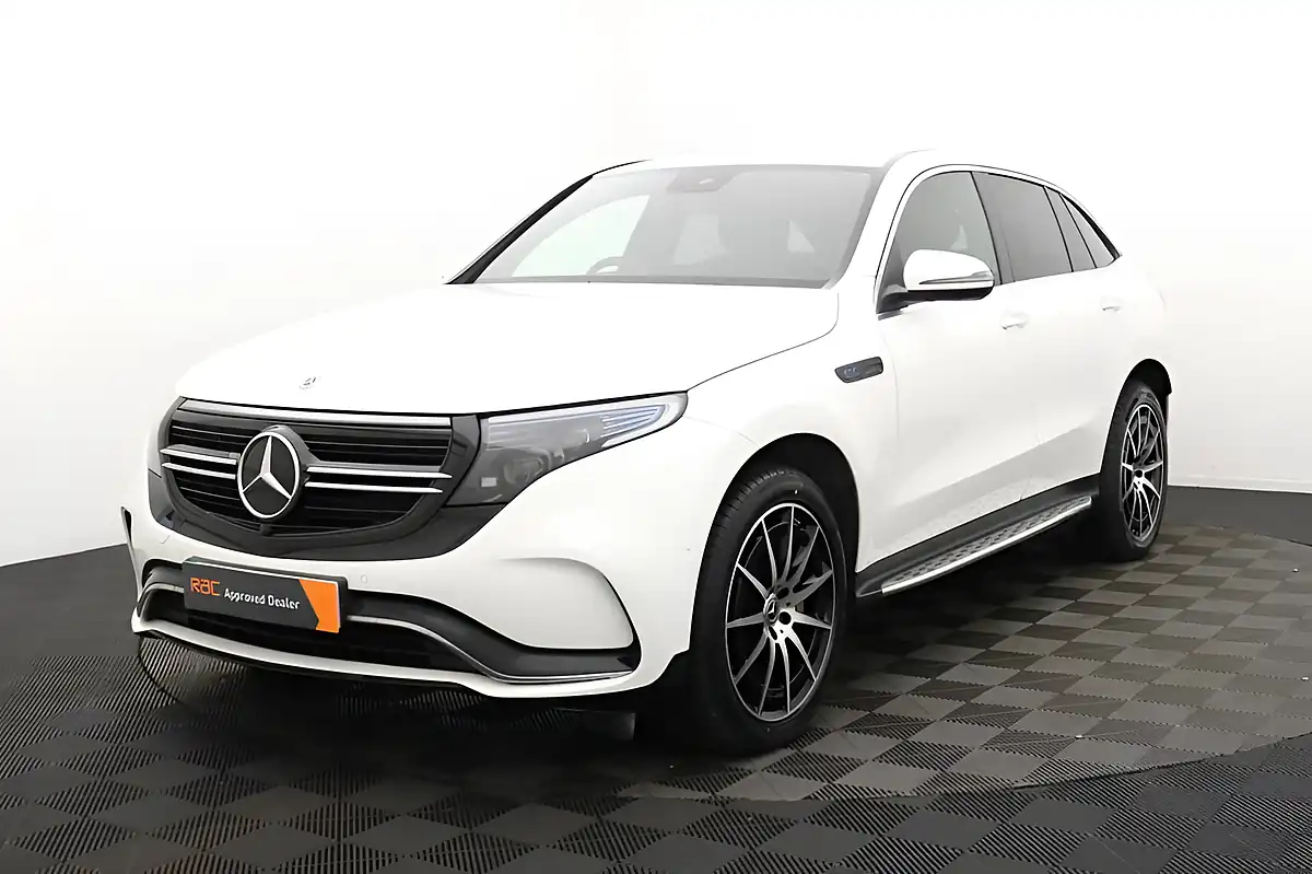 Used 2021 Mercedes-Benz Eqc AMG Line White - Interior and Exterior details 6