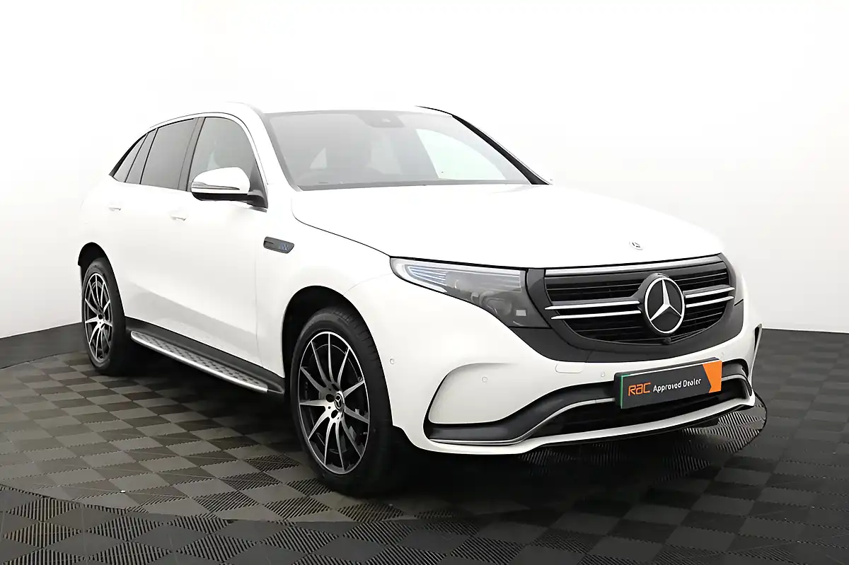 Used 2021 Mercedes-Benz Eqc AMG Line White - Interior and Exterior details 8