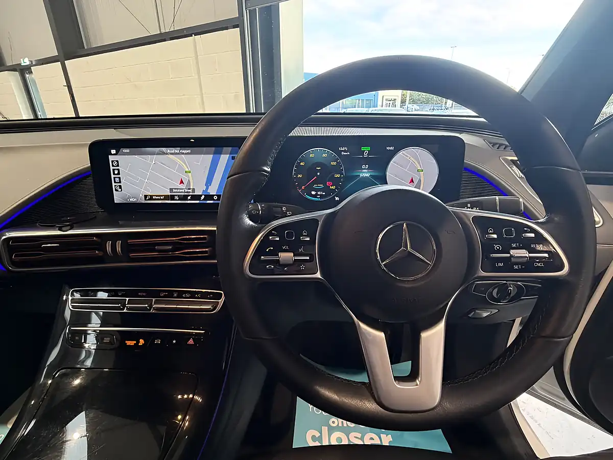 Used 2021 Mercedes-Benz Eqc Sport White - Interior and Exterior details 11