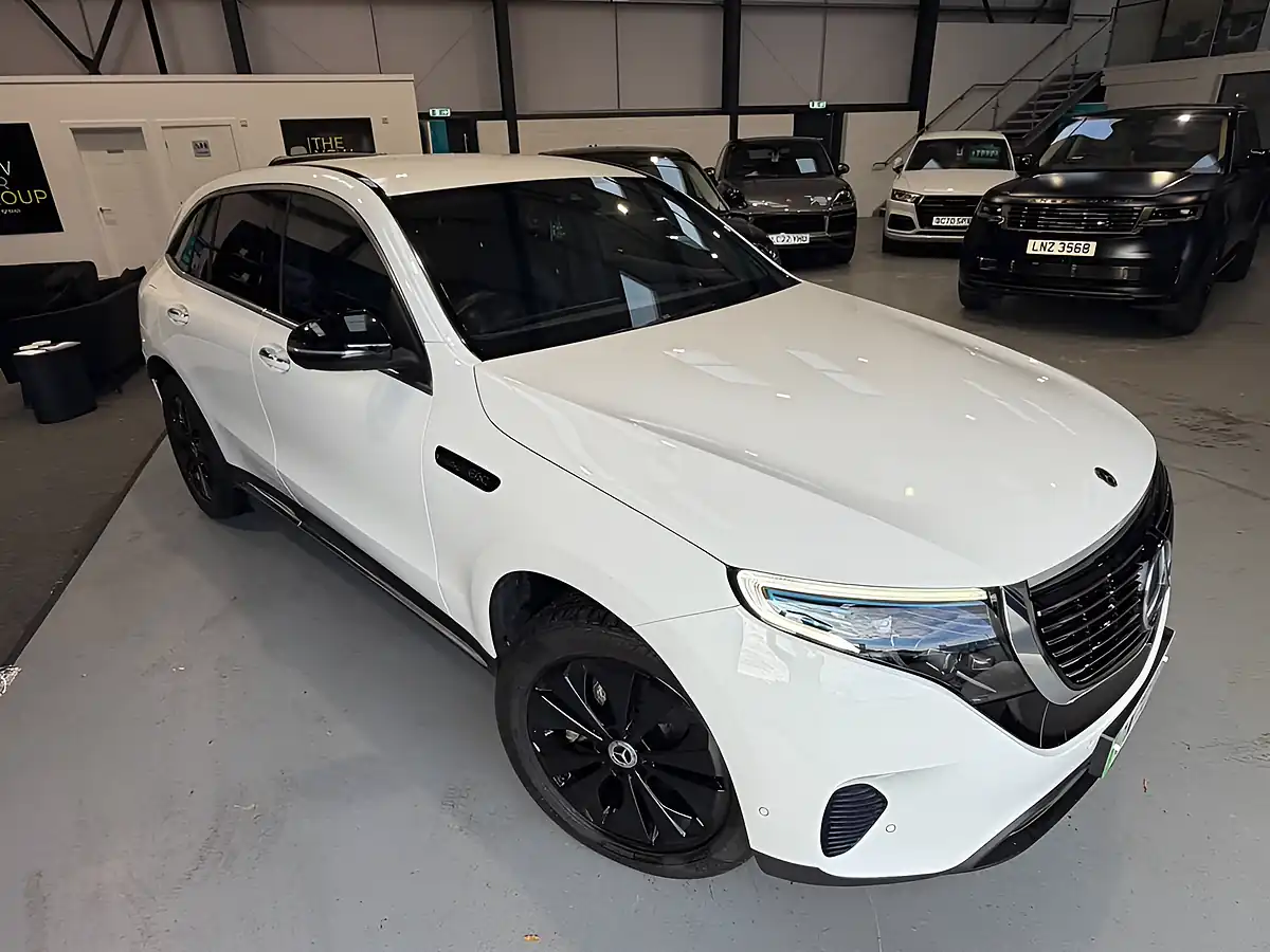 Used 2021 Mercedes-Benz Eqc Sport White - Interior and Exterior details 8