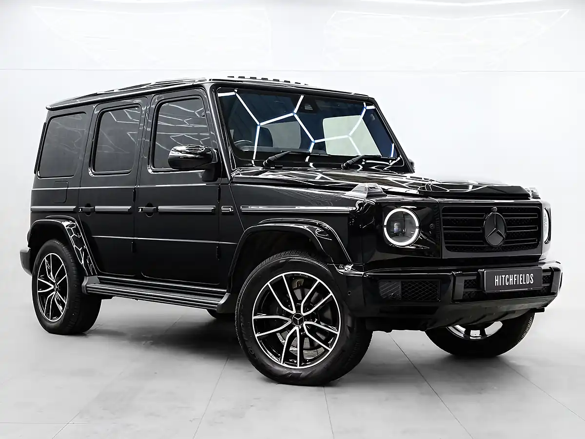 Used 2021 Mercedes-Benz G-Class AMG Line (premium Plus) Black - Front View