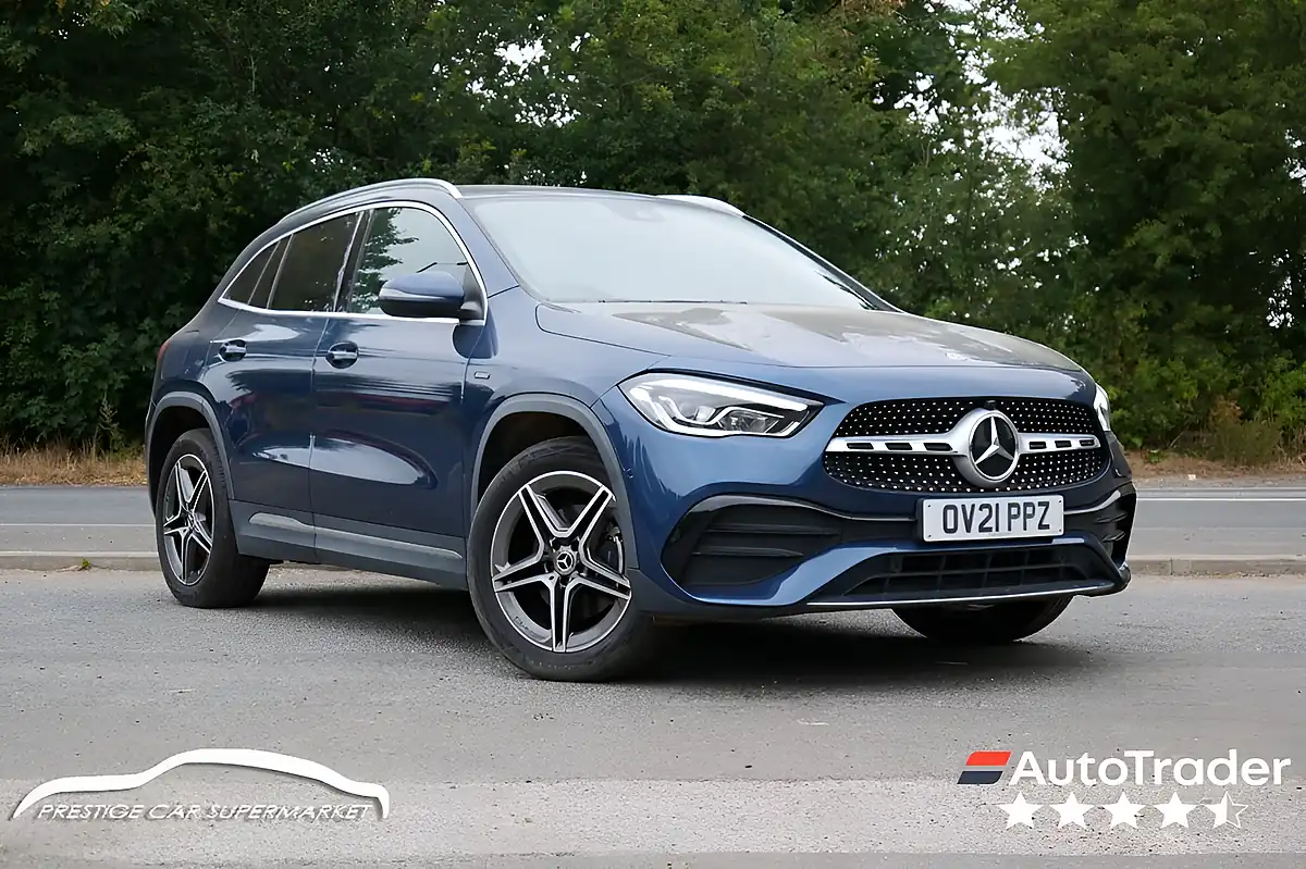 Used 2021 Mercedes-Benz Gla Exclusive Edition Blue - Front View