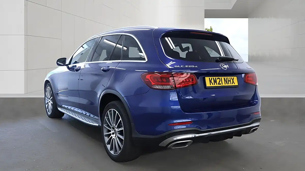 Used 2021 Mercedes-Benz Glc AMG Line (premium) Blue - Interior and Exterior details 3
