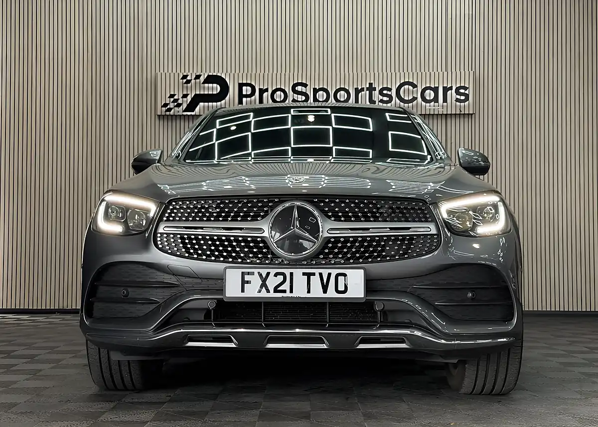 Used 2021 Mercedes-Benz Glc AMG Line (premium) Coupe Grey - Interior and Exterior details 2