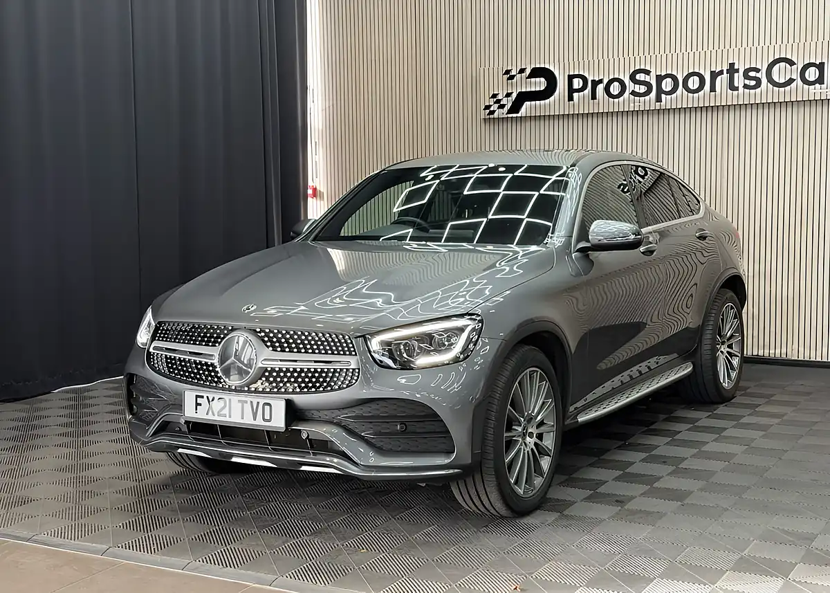 Used 2021 Mercedes-Benz Glc AMG Line (premium) Coupe Grey - Interior and Exterior details 4