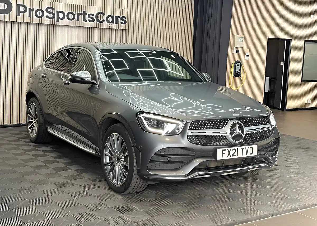 Used 2021 Mercedes-Benz Glc AMG Line (premium) Coupe Grey - Interior and Exterior details 7