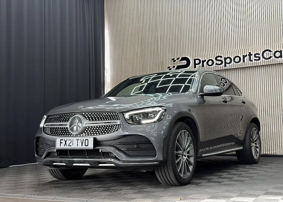 Used 2021 Mercedes-Benz Glc AMG Line (premium) Coupe Grey - Interior and Exterior details 8