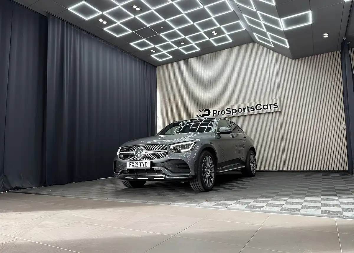 Used 2021 Mercedes-Benz Glc AMG Line (premium) Coupe Grey - Interior and Exterior details 9