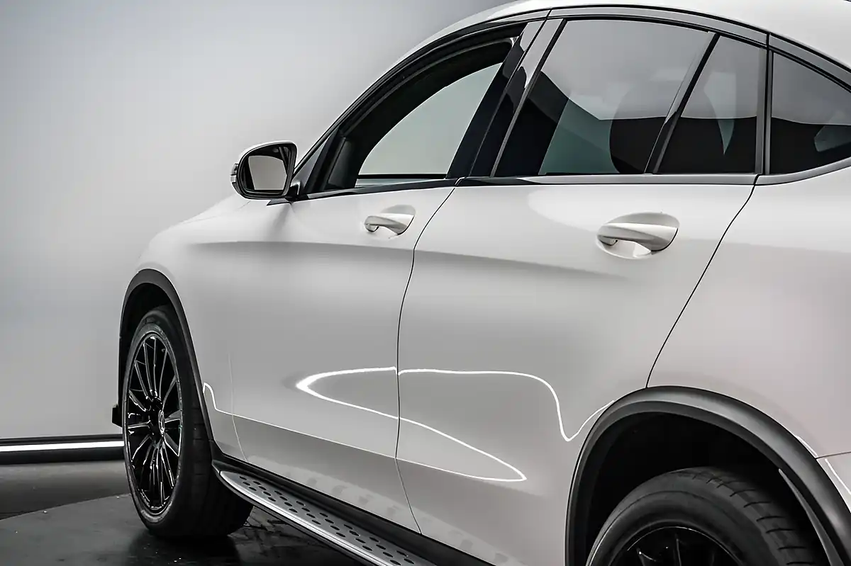 Used 2021 Mercedes-Benz Glc AMG Line (premium) White - Interior and Exterior details 13