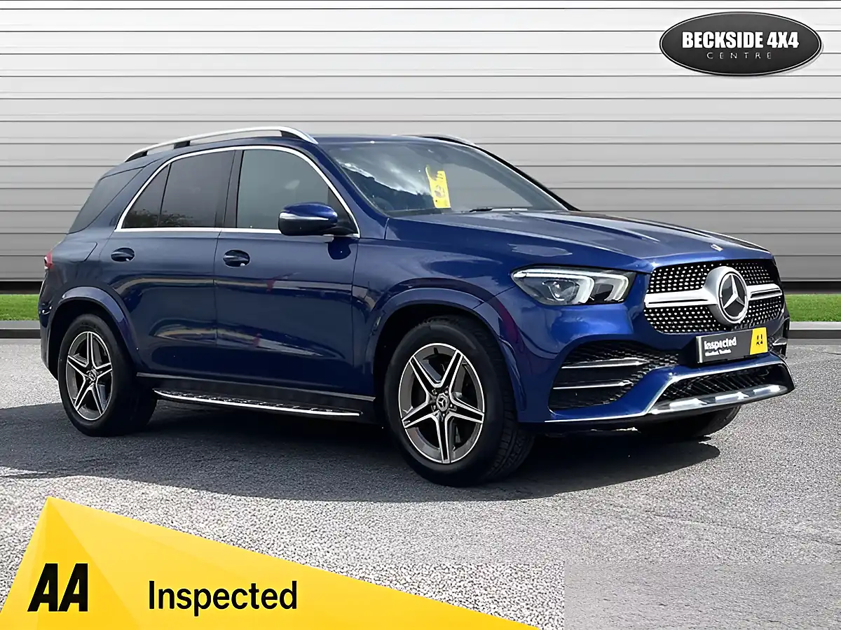 Used 2021 Mercedes-Benz Gle AMG Line Blue - Front View