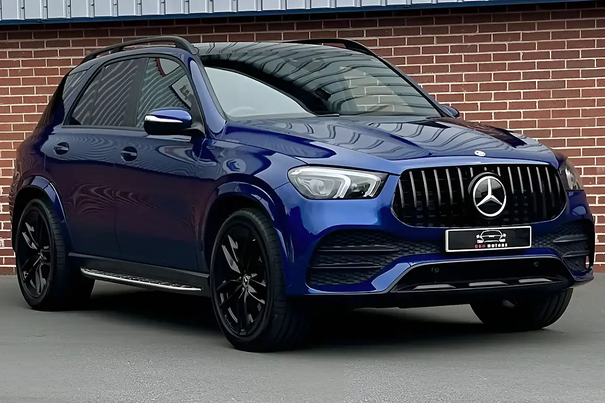 Used 2021 Mercedes-Benz Gle Class AMG Line Premium+ Blue - Front View