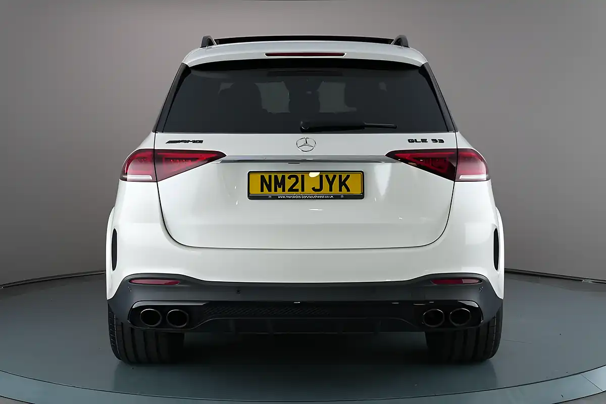 Used 2021 Mercedes-Benz Gle Premium Plus White - Interior and Exterior details 6