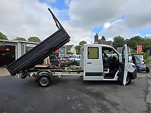 Used 2021 Mercedes-Benz Sprinter Crew Cab Tipper White - Interior and Exterior details 10