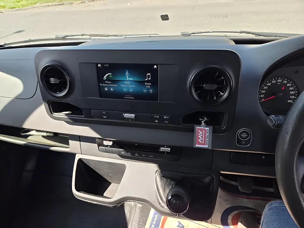 Used 2021 Mercedes-Benz Sprinter Lwb Dropside Pickup White - Interior and Exterior details 11