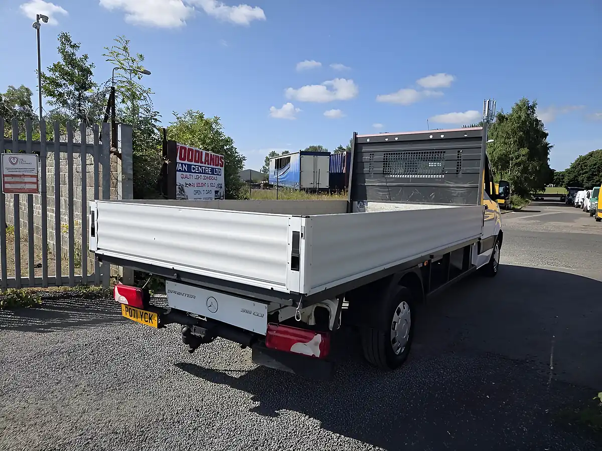 Used 2021 Mercedes-Benz Sprinter Lwb Dropside Pickup White - Interior and Exterior details 6