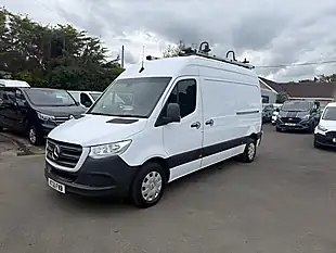 Used 2021 Mercedes-Benz Sprinter Premium Panel Van White - Interior and Exterior details 10