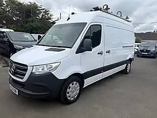 Used 2021 Mercedes-Benz Sprinter Premium Panel Van White - Interior and Exterior details 11