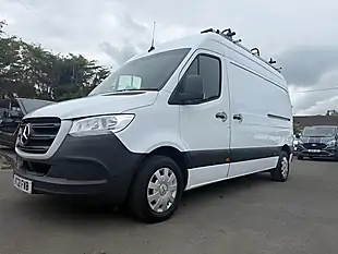 Used 2021 Mercedes-Benz Sprinter Premium Panel Van White - Interior and Exterior details 12