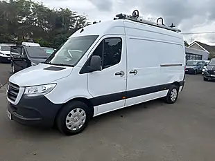 Used 2021 Mercedes-Benz Sprinter Premium Panel Van White - Interior and Exterior details 13
