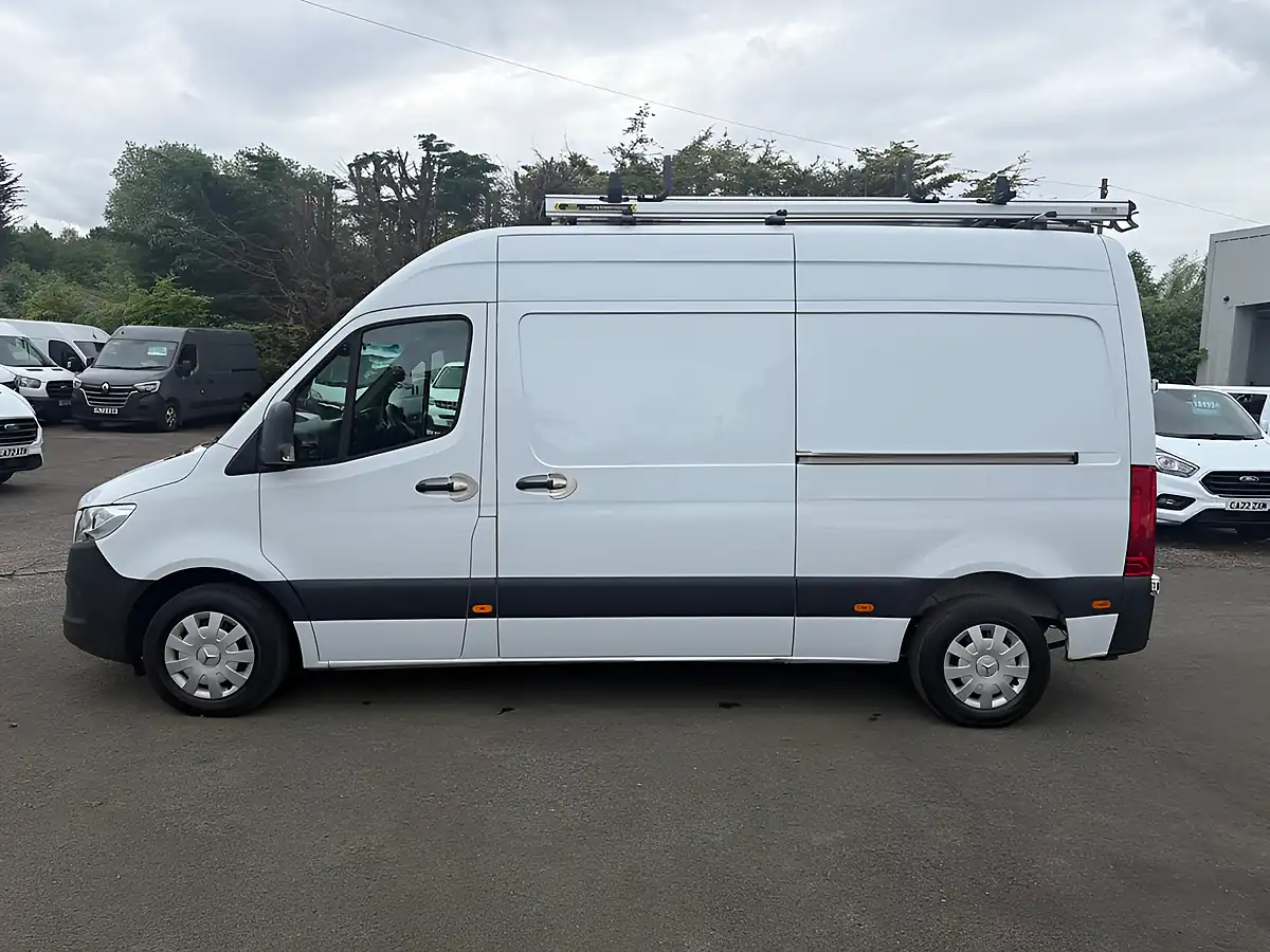 Used 2021 Mercedes-Benz Sprinter Premium Panel Van White - Interior and Exterior details 14