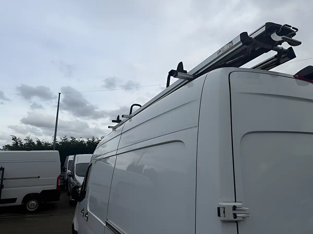 Used 2021 Mercedes-Benz Sprinter Premium Panel Van White - Interior and Exterior details 17