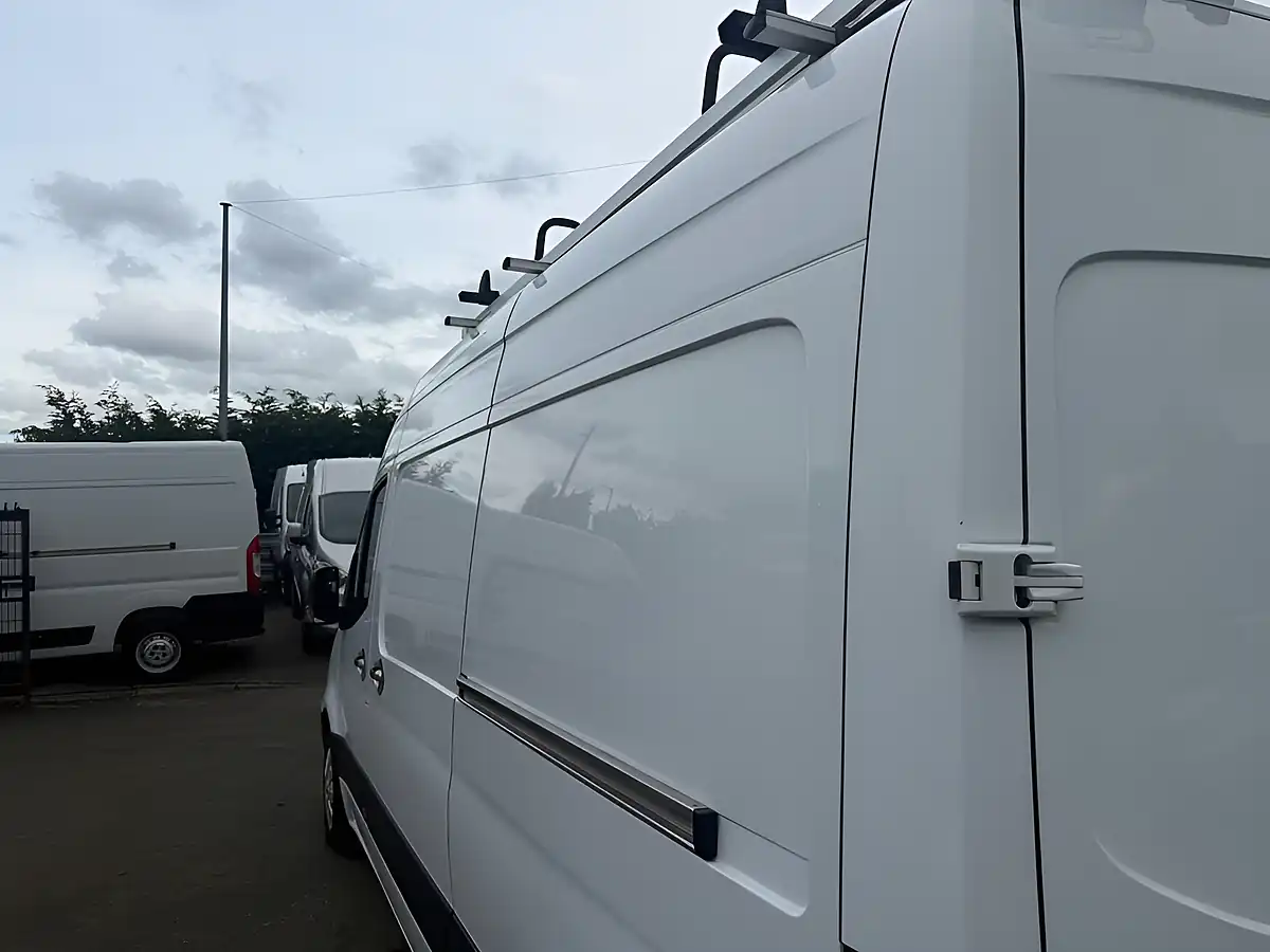 Used 2021 Mercedes-Benz Sprinter Premium Panel Van White - Interior and Exterior details 18
