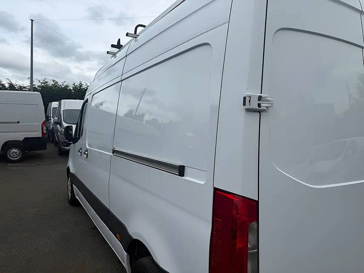 Used 2021 Mercedes-Benz Sprinter Premium Panel Van White - Interior and Exterior details 19