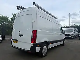 Used 2021 Mercedes-Benz Sprinter Premium Panel Van White - Interior and Exterior details 2