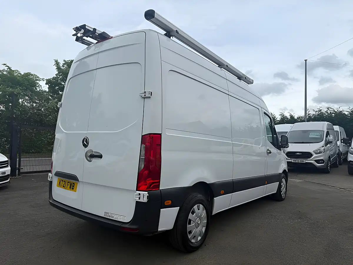 Used 2021 Mercedes-Benz Sprinter Premium Panel Van White - Interior and Exterior details 2