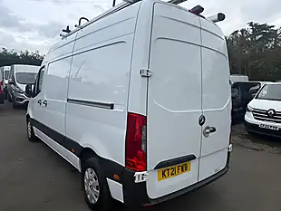 Used 2021 Mercedes-Benz Sprinter Premium Panel Van White - Interior and Exterior details 20