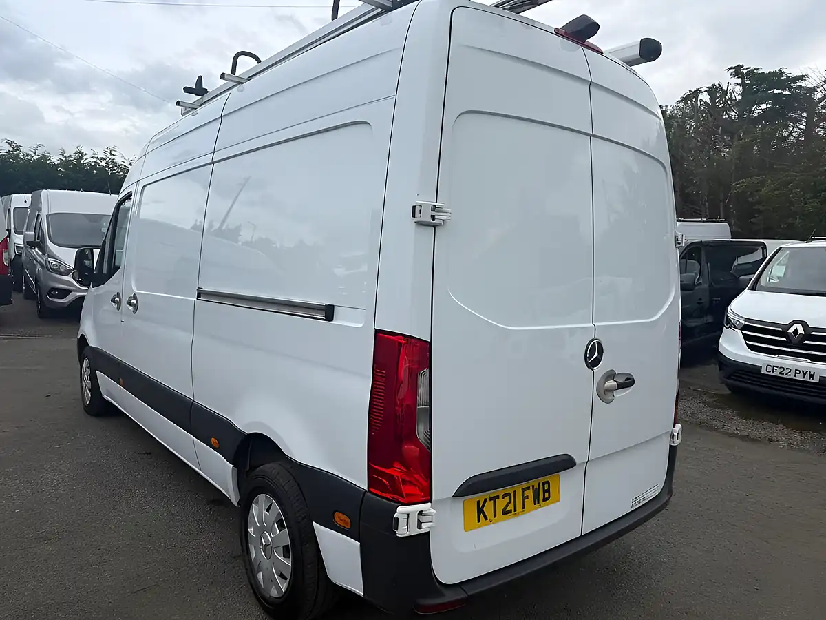 Used 2021 Mercedes-Benz Sprinter Premium Panel Van White - Interior and Exterior details 20