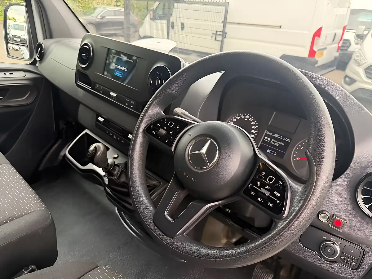 Used 2021 Mercedes-Benz Sprinter Premium Panel Van White - Interior and Exterior details 4