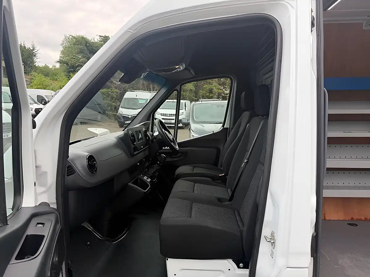 Used 2021 Mercedes-Benz Sprinter Premium Panel Van White - Interior and Exterior details 6