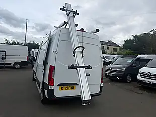 Used 2021 Mercedes-Benz Sprinter Premium Panel Van White - Interior and Exterior details 9