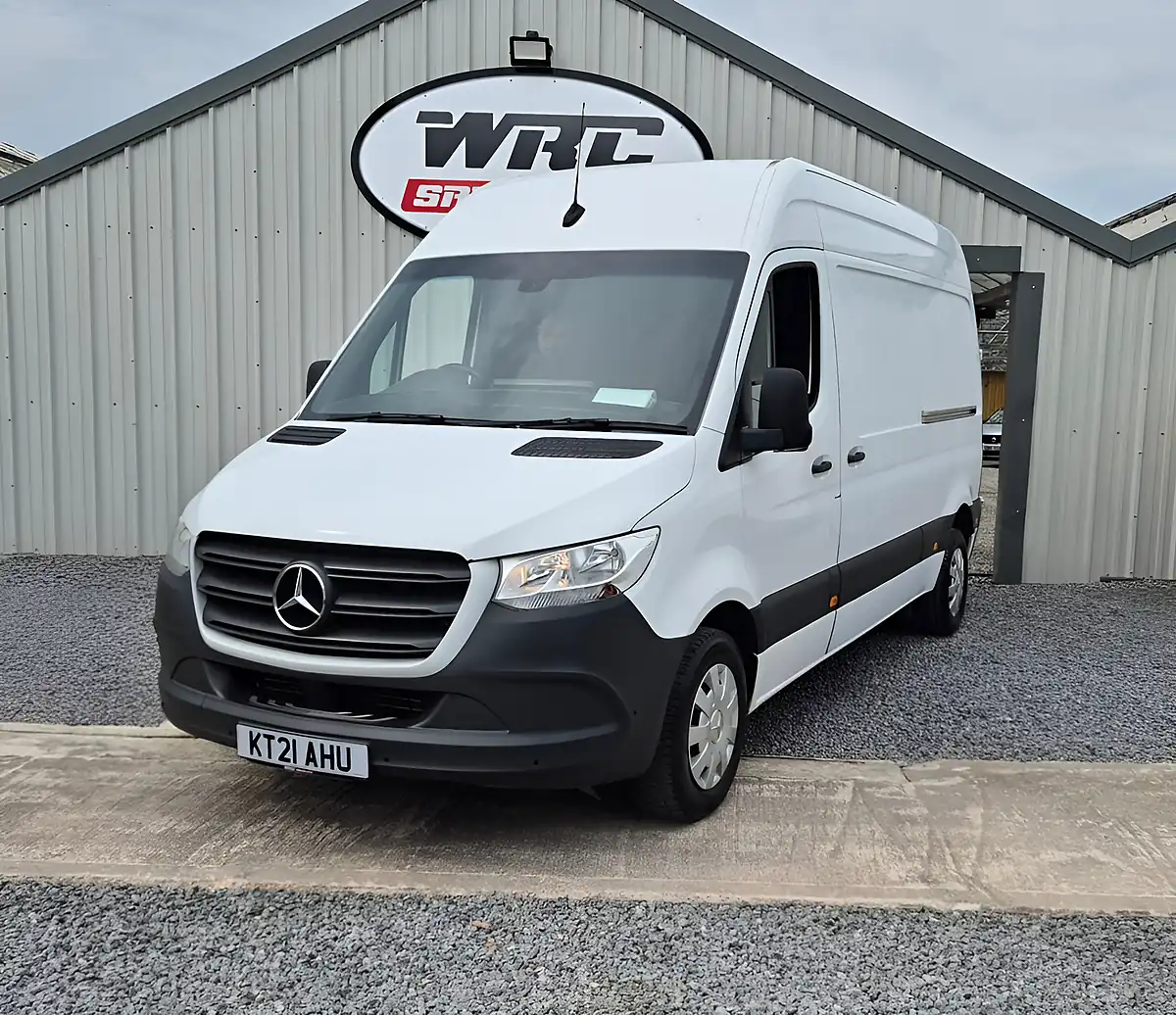 Used 2021 Mercedes-Benz Sprinter Premium White - Front View