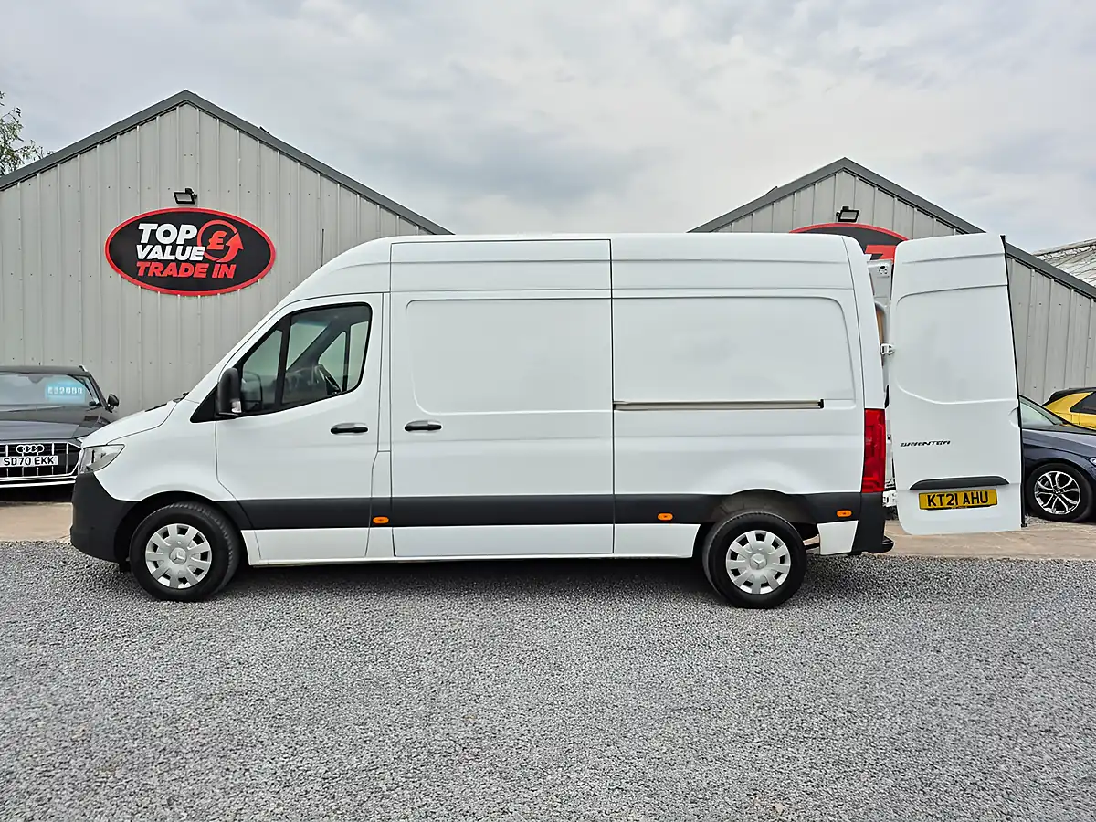 Used 2021 Mercedes-Benz Sprinter Premium White - Interior and Exterior details 4