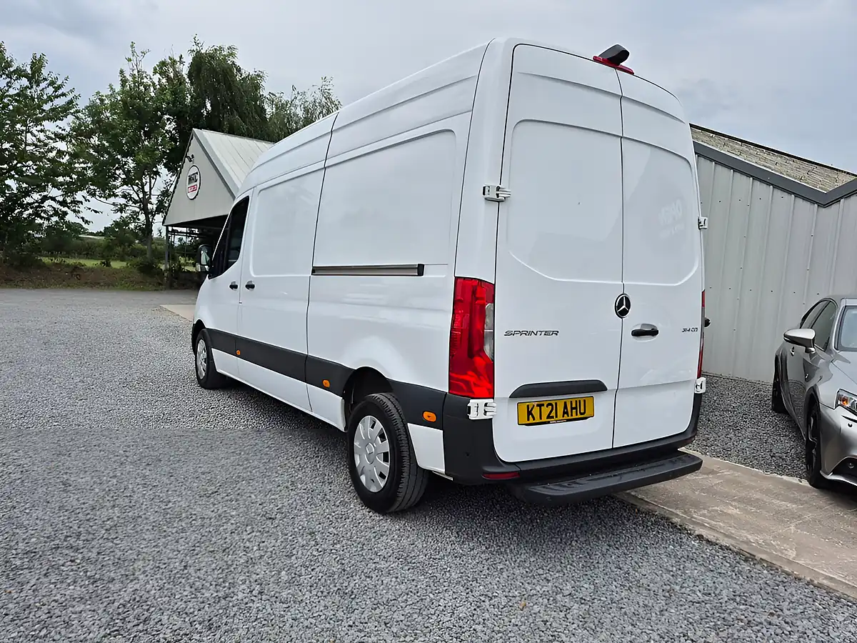 Used 2021 Mercedes-Benz Sprinter Premium White - Interior and Exterior details 8