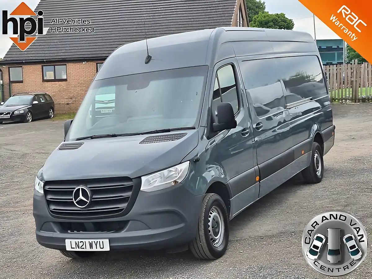 Used 2021 Mercedes-Benz Sprinter Progressive Grey - Front View