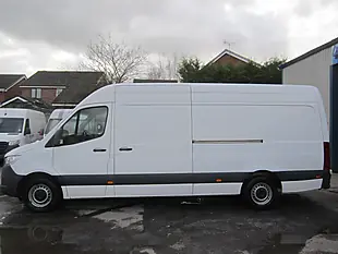 Used 2021 Mercedes-Benz Sprinter Progressive L3 Lwb White - Interior and Exterior details 4