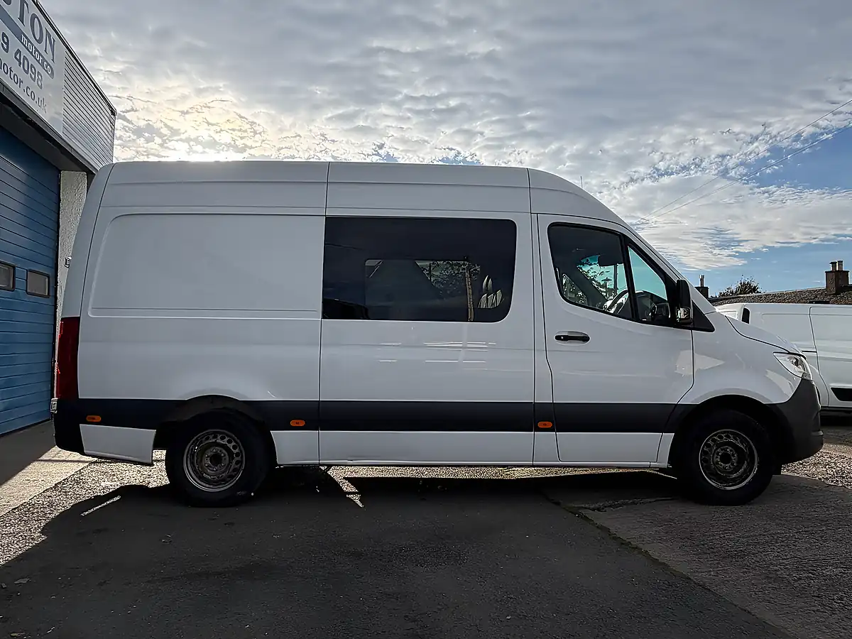 Used 2021 Mercedes-Benz Sprinter Progressive Panel Van White - Interior and Exterior details 8
