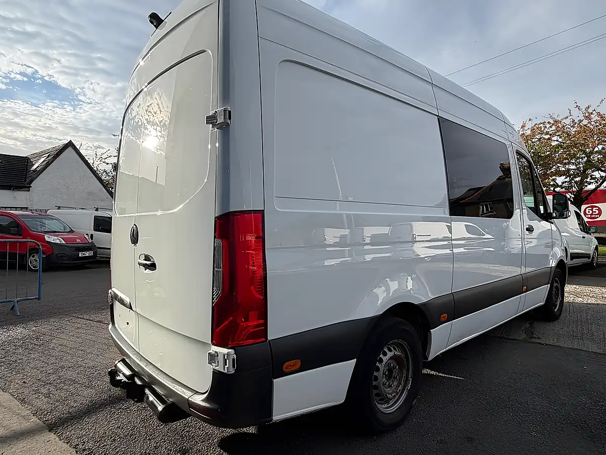 Used 2021 Mercedes-Benz Sprinter Progressive Panel Van White - Interior and Exterior details 9