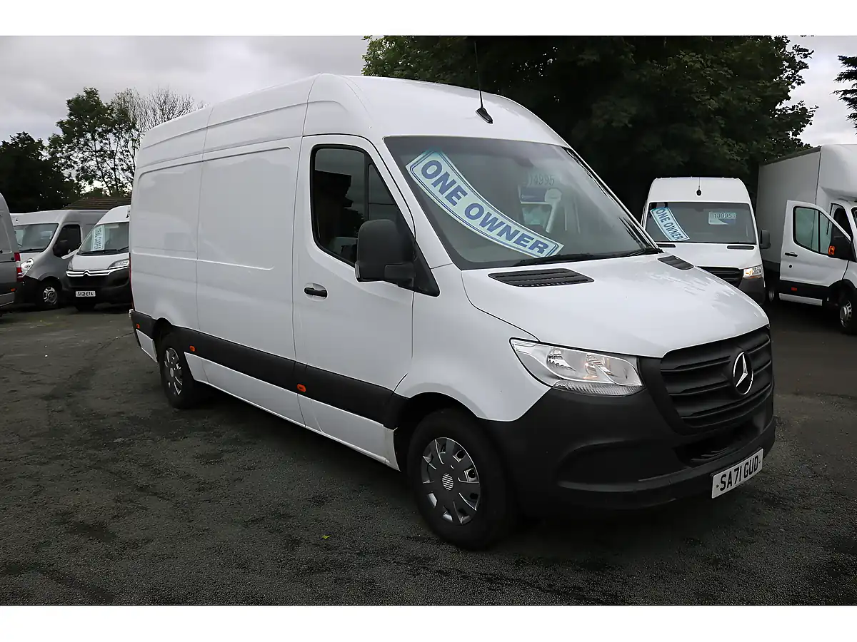 Used 2021 Mercedes-Benz Sprinter Progressive White - Front View