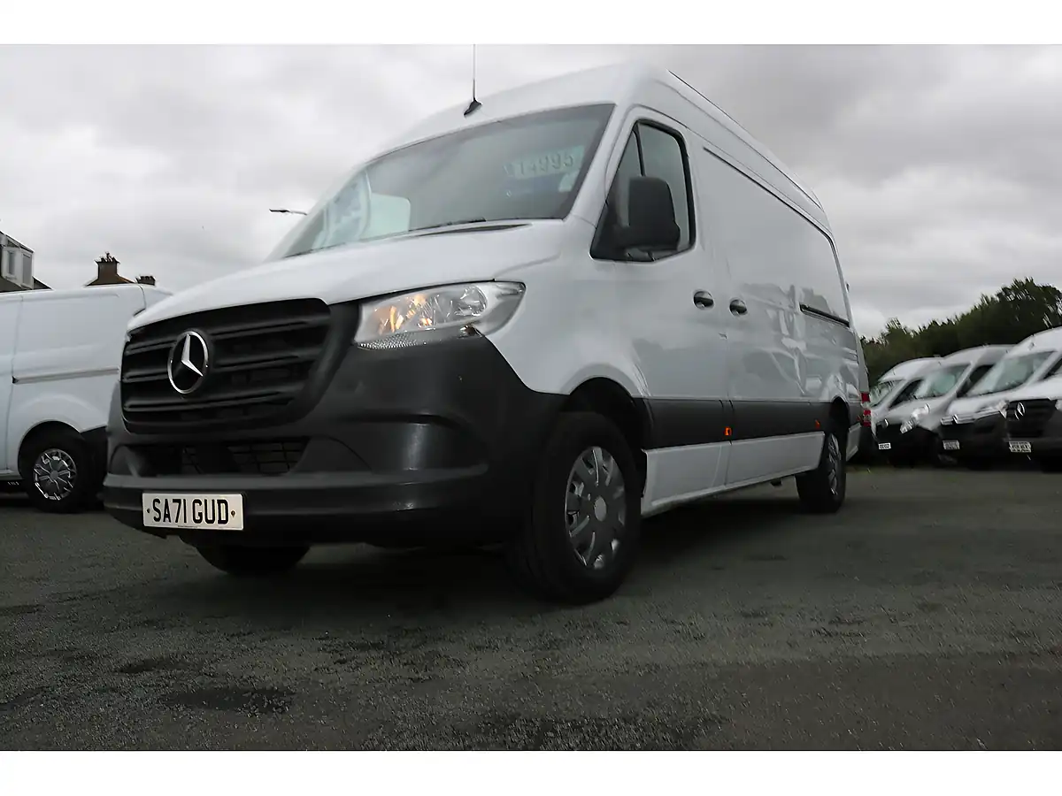 Used 2021 Mercedes-Benz Sprinter Progressive White - Interior and Exterior details 12