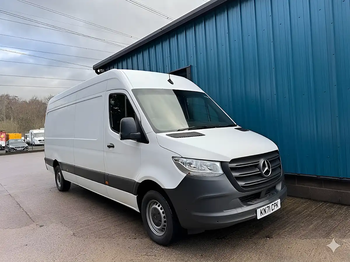 Used 2021 Mercedes-Benz Sprinter Progressive White - Front View