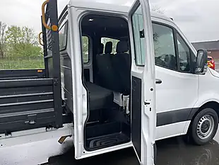 Used 2021 Mercedes-Benz Sprinter Tipper 7 SEAT Double Cab White - Interior and Exterior details 11