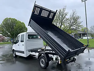 Used 2021 Mercedes-Benz Sprinter Tipper 7 SEAT Double Cab White - Interior and Exterior details 20