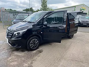 Used 2021 Mercedes-Benz Vito Crew Cab 5 Seater Black - Interior and Exterior details 10