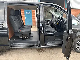 Used 2021 Mercedes-Benz Vito Crew Cab 5 Seater Black - Interior and Exterior details 14